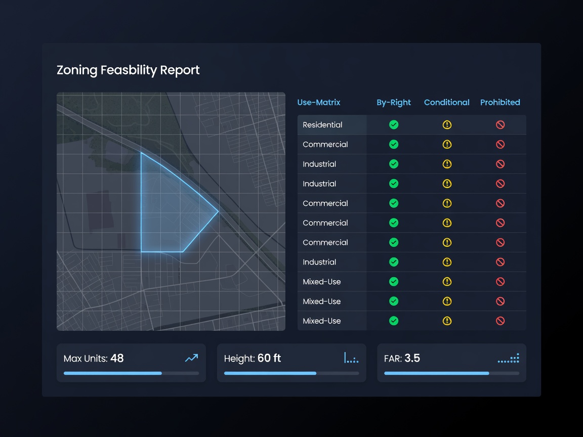 Zoning feasibility report preview